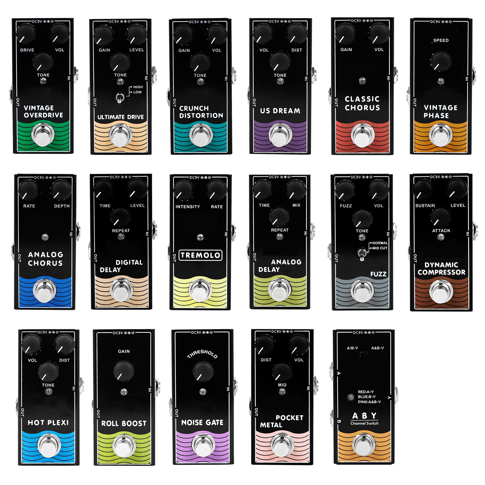 プロフェッショナルエレキギターオーバードライブペダルエレキ